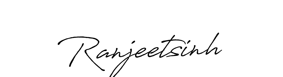 It looks lik you need a new signature style for name Ranjeetsinh. Design unique handwritten (Antro_Vectra_Bolder) signature with our free signature maker in just a few clicks. Ranjeetsinh signature style 7 images and pictures png