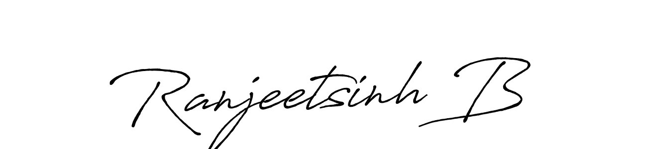 Also we have Ranjeetsinh B name is the best signature style. Create professional handwritten signature collection using Antro_Vectra_Bolder autograph style. Ranjeetsinh B signature style 7 images and pictures png