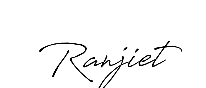 if you are searching for the best signature style for your name Ranjiet. so please give up your signature search. here we have designed multiple signature styles  using Antro_Vectra_Bolder. Ranjiet signature style 7 images and pictures png