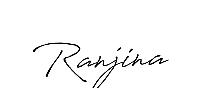 Make a beautiful signature design for name Ranjina. Use this online signature maker to create a handwritten signature for free. Ranjina signature style 7 images and pictures png