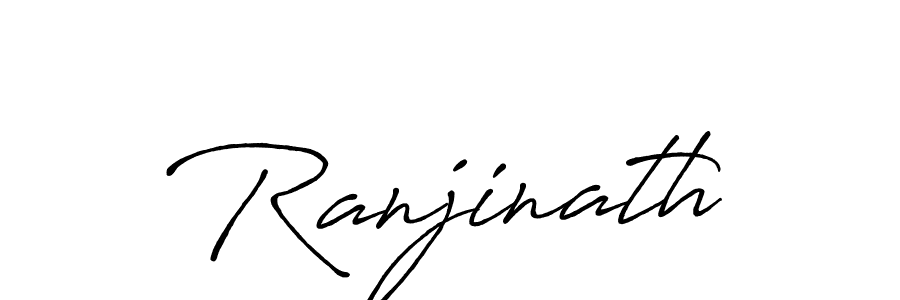 Make a beautiful signature design for name Ranjinath. With this signature (Antro_Vectra_Bolder) style, you can create a handwritten signature for free. Ranjinath signature style 7 images and pictures png