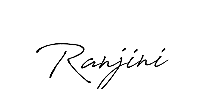 Similarly Antro_Vectra_Bolder is the best handwritten signature design. Signature creator online .You can use it as an online autograph creator for name Ranjini. Ranjini signature style 7 images and pictures png