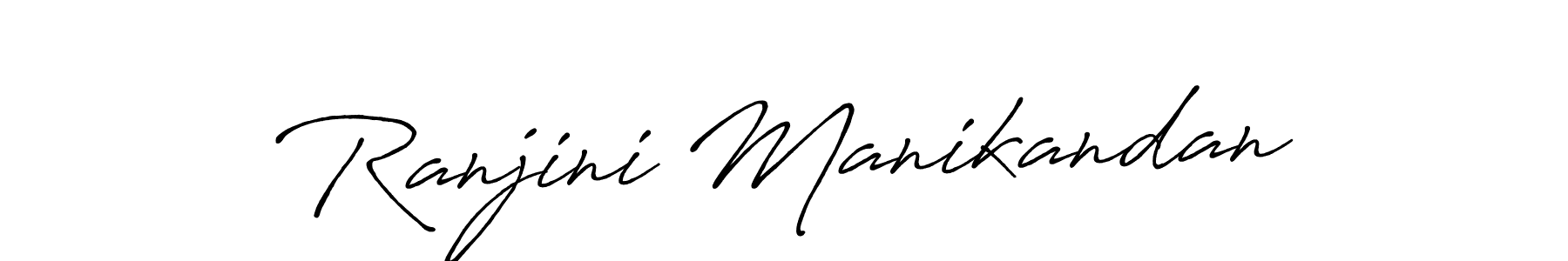 Also You can easily find your signature by using the search form. We will create Ranjini Manikandan name handwritten signature images for you free of cost using Antro_Vectra_Bolder sign style. Ranjini Manikandan signature style 7 images and pictures png