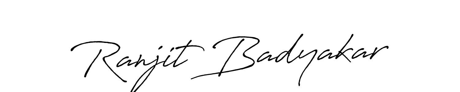 It looks lik you need a new signature style for name Ranjit Badyakar. Design unique handwritten (Antro_Vectra_Bolder) signature with our free signature maker in just a few clicks. Ranjit Badyakar signature style 7 images and pictures png