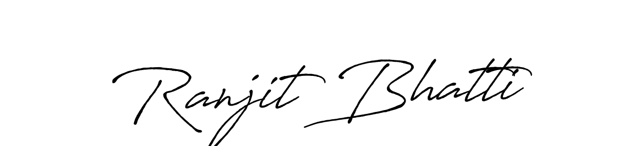 Also You can easily find your signature by using the search form. We will create Ranjit Bhatti name handwritten signature images for you free of cost using Antro_Vectra_Bolder sign style. Ranjit Bhatti signature style 7 images and pictures png
