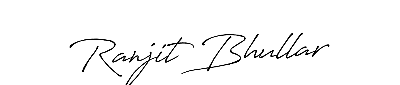Use a signature maker to create a handwritten signature online. With this signature software, you can design (Antro_Vectra_Bolder) your own signature for name Ranjit Bhullar. Ranjit Bhullar signature style 7 images and pictures png