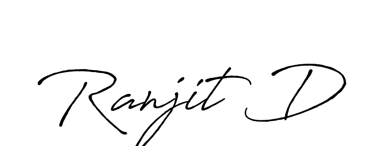 It looks lik you need a new signature style for name Ranjit D. Design unique handwritten (Antro_Vectra_Bolder) signature with our free signature maker in just a few clicks. Ranjit D signature style 7 images and pictures png