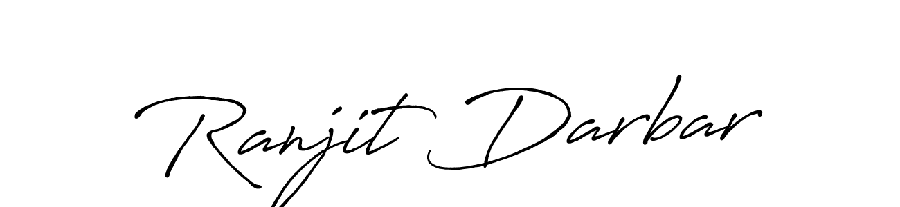 Design your own signature with our free online signature maker. With this signature software, you can create a handwritten (Antro_Vectra_Bolder) signature for name Ranjit Darbar. Ranjit Darbar signature style 7 images and pictures png
