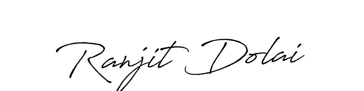 Design your own signature with our free online signature maker. With this signature software, you can create a handwritten (Antro_Vectra_Bolder) signature for name Ranjit Dolai. Ranjit Dolai signature style 7 images and pictures png