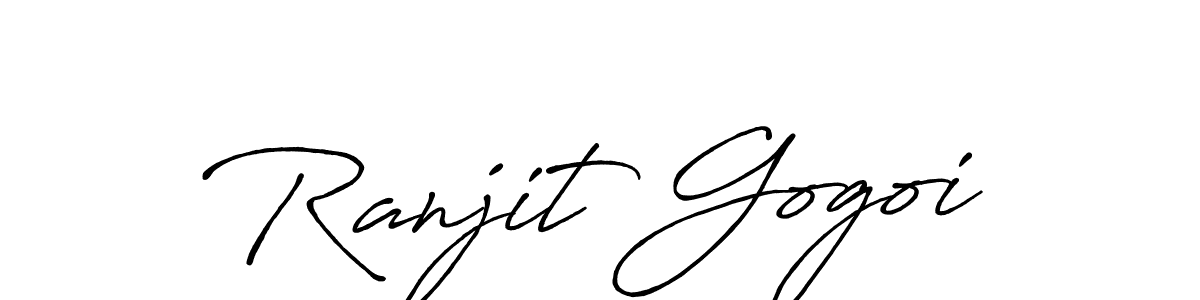 It looks lik you need a new signature style for name Ranjit Gogoi. Design unique handwritten (Antro_Vectra_Bolder) signature with our free signature maker in just a few clicks. Ranjit Gogoi signature style 7 images and pictures png