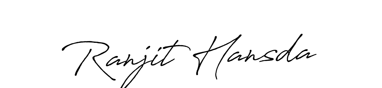 Also we have Ranjit Hansda name is the best signature style. Create professional handwritten signature collection using Antro_Vectra_Bolder autograph style. Ranjit Hansda signature style 7 images and pictures png