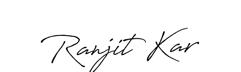 Antro_Vectra_Bolder is a professional signature style that is perfect for those who want to add a touch of class to their signature. It is also a great choice for those who want to make their signature more unique. Get Ranjit Kar name to fancy signature for free. Ranjit Kar signature style 7 images and pictures png