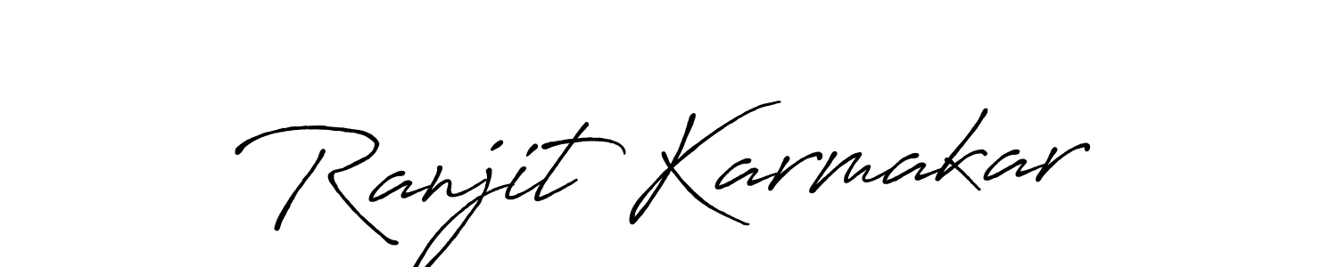 The best way (Antro_Vectra_Bolder) to make a short signature is to pick only two or three words in your name. The name Ranjit Karmakar include a total of six letters. For converting this name. Ranjit Karmakar signature style 7 images and pictures png