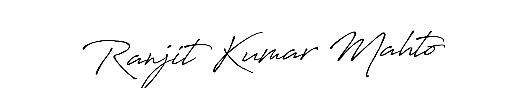 Also You can easily find your signature by using the search form. We will create Ranjit Kumar Mahto name handwritten signature images for you free of cost using Antro_Vectra_Bolder sign style. Ranjit Kumar Mahto signature style 7 images and pictures png