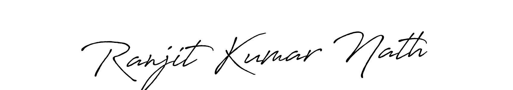 How to make Ranjit Kumar Nath signature? Antro_Vectra_Bolder is a professional autograph style. Create handwritten signature for Ranjit Kumar Nath name. Ranjit Kumar Nath signature style 7 images and pictures png