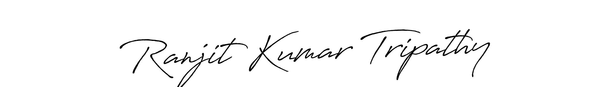 Ranjit Kumar Tripathy stylish signature style. Best Handwritten Sign (Antro_Vectra_Bolder) for my name. Handwritten Signature Collection Ideas for my name Ranjit Kumar Tripathy. Ranjit Kumar Tripathy signature style 7 images and pictures png