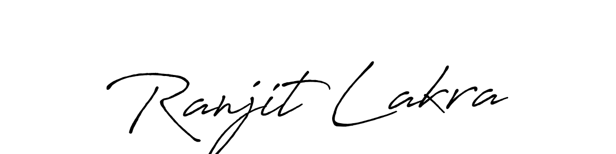 Also You can easily find your signature by using the search form. We will create Ranjit Lakra name handwritten signature images for you free of cost using Antro_Vectra_Bolder sign style. Ranjit Lakra signature style 7 images and pictures png