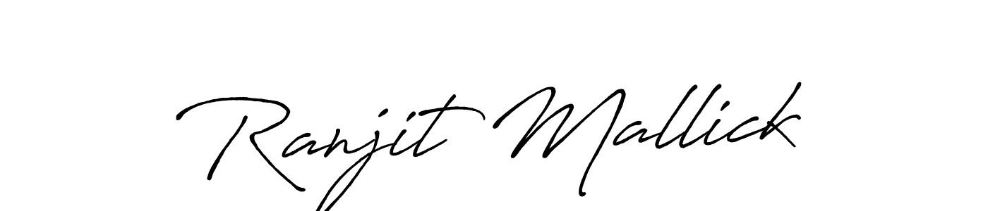 Ranjit Mallick stylish signature style. Best Handwritten Sign (Antro_Vectra_Bolder) for my name. Handwritten Signature Collection Ideas for my name Ranjit Mallick. Ranjit Mallick signature style 7 images and pictures png