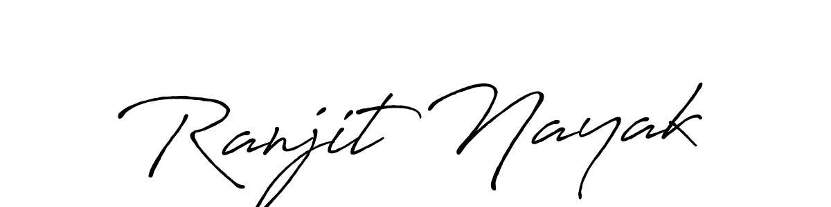 Ranjit Nayak stylish signature style. Best Handwritten Sign (Antro_Vectra_Bolder) for my name. Handwritten Signature Collection Ideas for my name Ranjit Nayak. Ranjit Nayak signature style 7 images and pictures png