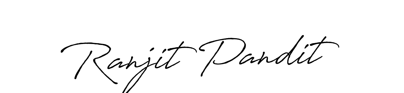 This is the best signature style for the Ranjit Pandit name. Also you like these signature font (Antro_Vectra_Bolder). Mix name signature. Ranjit Pandit signature style 7 images and pictures png