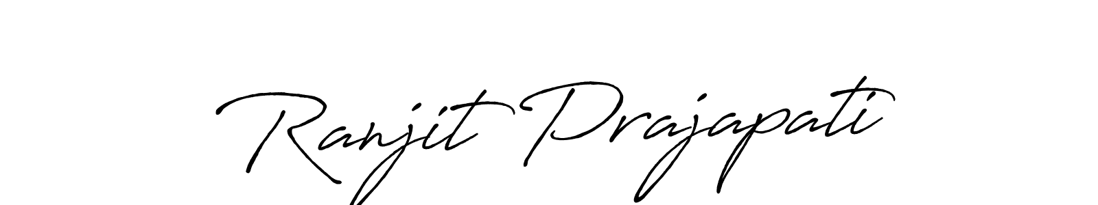 It looks lik you need a new signature style for name Ranjit Prajapati. Design unique handwritten (Antro_Vectra_Bolder) signature with our free signature maker in just a few clicks. Ranjit Prajapati signature style 7 images and pictures png