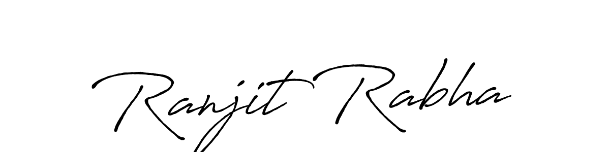 Make a beautiful signature design for name Ranjit Rabha. With this signature (Antro_Vectra_Bolder) style, you can create a handwritten signature for free. Ranjit Rabha signature style 7 images and pictures png