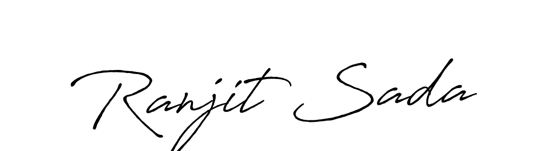 Also You can easily find your signature by using the search form. We will create Ranjit Sada name handwritten signature images for you free of cost using Antro_Vectra_Bolder sign style. Ranjit Sada signature style 7 images and pictures png