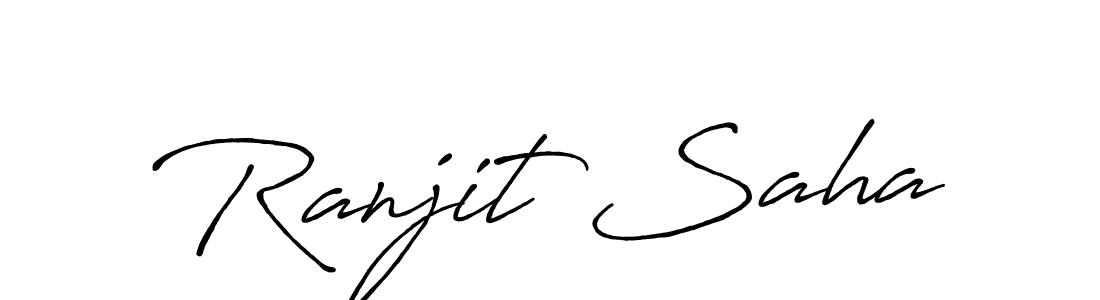 The best way (Antro_Vectra_Bolder) to make a short signature is to pick only two or three words in your name. The name Ranjit Saha include a total of six letters. For converting this name. Ranjit Saha signature style 7 images and pictures png