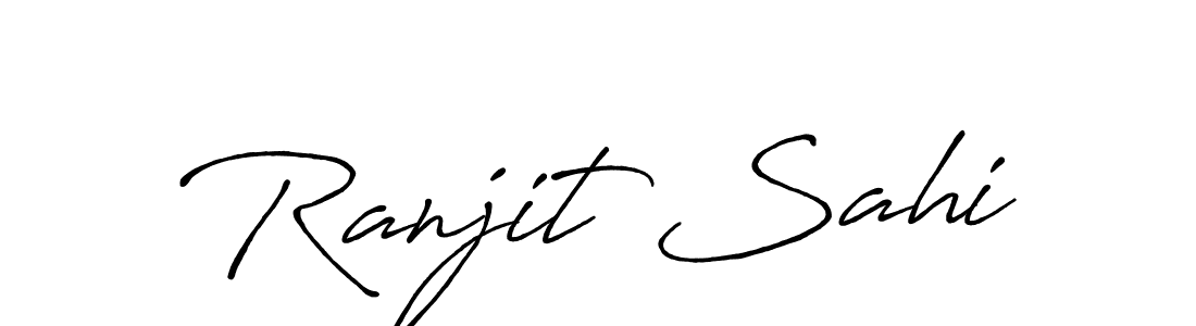 Also You can easily find your signature by using the search form. We will create Ranjit Sahi name handwritten signature images for you free of cost using Antro_Vectra_Bolder sign style. Ranjit Sahi signature style 7 images and pictures png