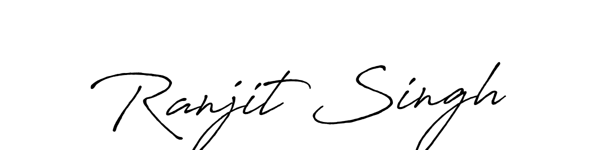 Use a signature maker to create a handwritten signature online. With this signature software, you can design (Antro_Vectra_Bolder) your own signature for name Ranjit Singh. Ranjit Singh signature style 7 images and pictures png