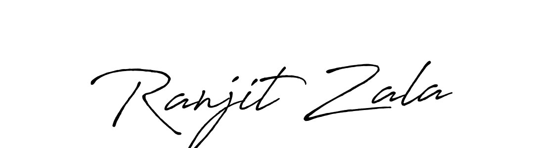Also we have Ranjit Zala name is the best signature style. Create professional handwritten signature collection using Antro_Vectra_Bolder autograph style. Ranjit Zala signature style 7 images and pictures png