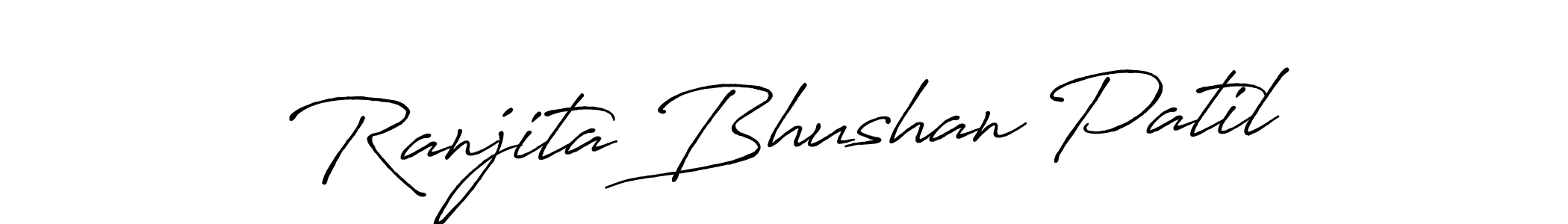 Design your own signature with our free online signature maker. With this signature software, you can create a handwritten (Antro_Vectra_Bolder) signature for name Ranjita Bhushan Patil. Ranjita Bhushan Patil signature style 7 images and pictures png