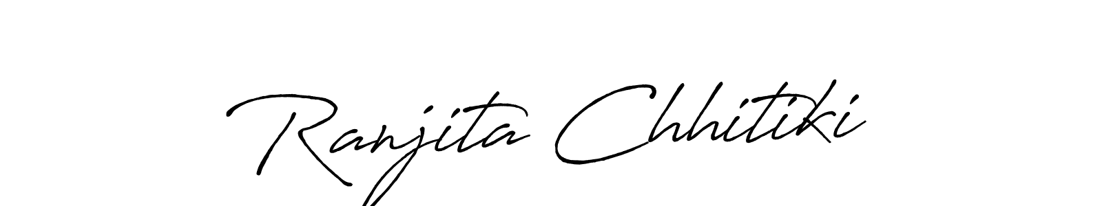 Similarly Antro_Vectra_Bolder is the best handwritten signature design. Signature creator online .You can use it as an online autograph creator for name Ranjita Chhitiki. Ranjita Chhitiki signature style 7 images and pictures png