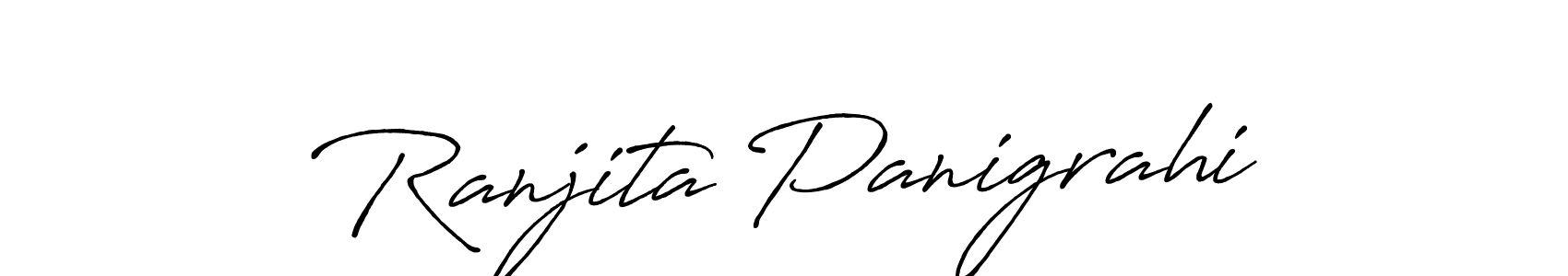 Design your own signature with our free online signature maker. With this signature software, you can create a handwritten (Antro_Vectra_Bolder) signature for name Ranjita Panigrahi. Ranjita Panigrahi signature style 7 images and pictures png