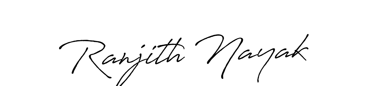 Make a beautiful signature design for name Ranjith Nayak. Use this online signature maker to create a handwritten signature for free. Ranjith Nayak signature style 7 images and pictures png