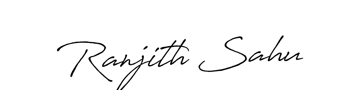 Once you've used our free online signature maker to create your best signature Antro_Vectra_Bolder style, it's time to enjoy all of the benefits that Ranjith Sahu name signing documents. Ranjith Sahu signature style 7 images and pictures png