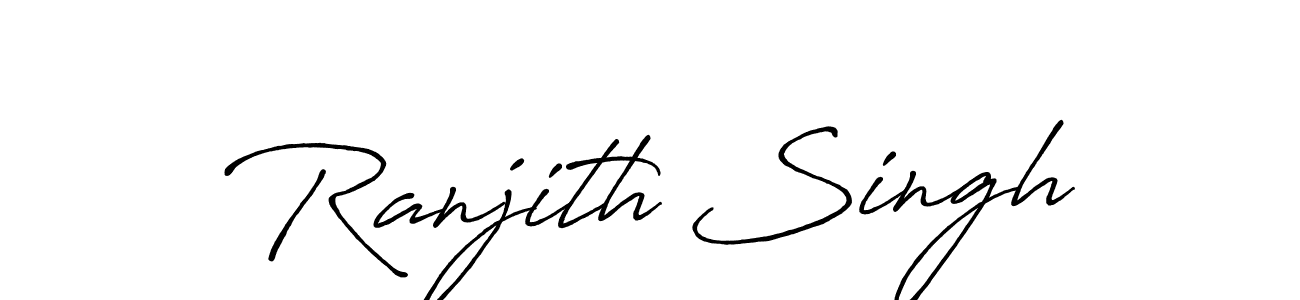 How to Draw Ranjith Singh signature style? Antro_Vectra_Bolder is a latest design signature styles for name Ranjith Singh. Ranjith Singh signature style 7 images and pictures png