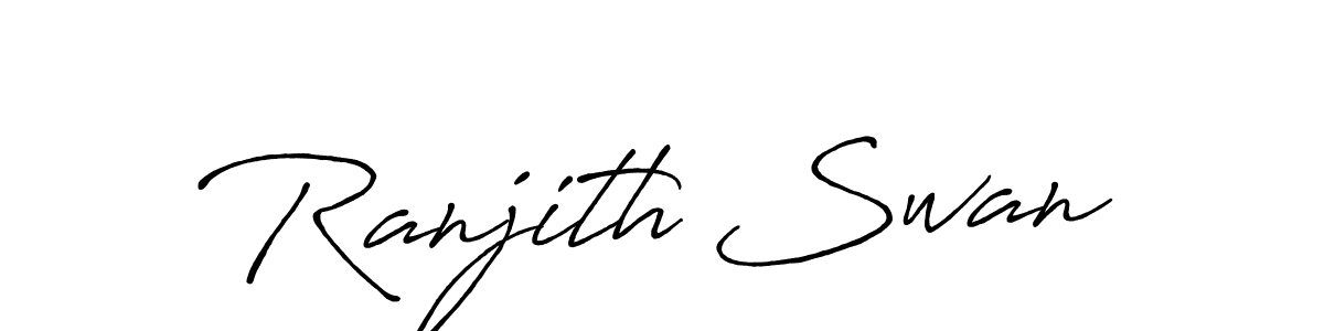 Similarly Antro_Vectra_Bolder is the best handwritten signature design. Signature creator online .You can use it as an online autograph creator for name Ranjith Swan. Ranjith Swan signature style 7 images and pictures png