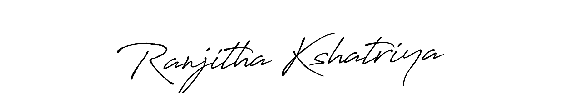 The best way (Antro_Vectra_Bolder) to make a short signature is to pick only two or three words in your name. The name Ranjitha Kshatriya include a total of six letters. For converting this name. Ranjitha Kshatriya signature style 7 images and pictures png