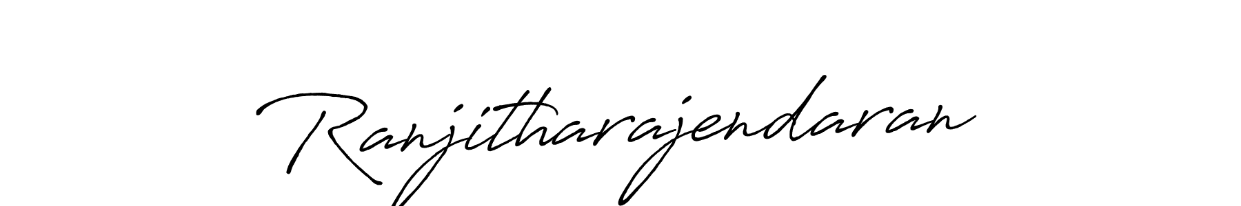 Also You can easily find your signature by using the search form. We will create Ranjitharajendaran name handwritten signature images for you free of cost using Antro_Vectra_Bolder sign style. Ranjitharajendaran signature style 7 images and pictures png