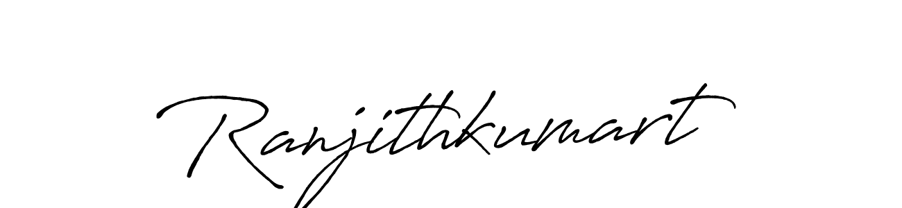 Create a beautiful signature design for name Ranjithkumart. With this signature (Antro_Vectra_Bolder) fonts, you can make a handwritten signature for free. Ranjithkumart signature style 7 images and pictures png