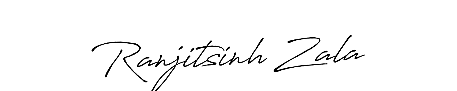 The best way (Antro_Vectra_Bolder) to make a short signature is to pick only two or three words in your name. The name Ranjitsinh Zala include a total of six letters. For converting this name. Ranjitsinh Zala signature style 7 images and pictures png