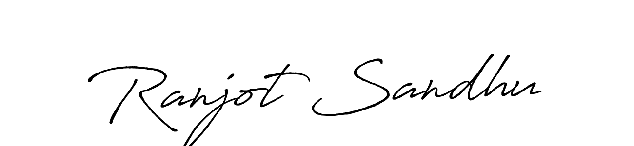 Also You can easily find your signature by using the search form. We will create Ranjot Sandhu name handwritten signature images for you free of cost using Antro_Vectra_Bolder sign style. Ranjot Sandhu signature style 7 images and pictures png
