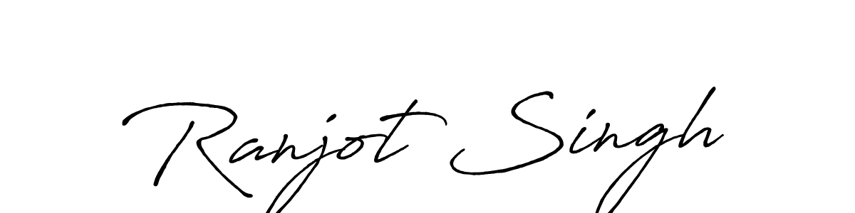 Ranjot Singh stylish signature style. Best Handwritten Sign (Antro_Vectra_Bolder) for my name. Handwritten Signature Collection Ideas for my name Ranjot Singh. Ranjot Singh signature style 7 images and pictures png