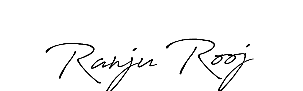 Create a beautiful signature design for name Ranju Rooj. With this signature (Antro_Vectra_Bolder) fonts, you can make a handwritten signature for free. Ranju Rooj signature style 7 images and pictures png