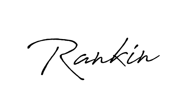 Design your own signature with our free online signature maker. With this signature software, you can create a handwritten (Antro_Vectra_Bolder) signature for name Rankin. Rankin signature style 7 images and pictures png