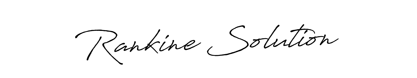 Make a beautiful signature design for name Rankine Solution. With this signature (Antro_Vectra_Bolder) style, you can create a handwritten signature for free. Rankine Solution signature style 7 images and pictures png