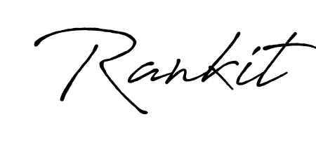 Download transparent PNG signature for name Rankit styled with Antro_Vectra_Bolder font. Ready to paste directly into PDF and Word agreements. Rankit signature style 7 images and pictures png