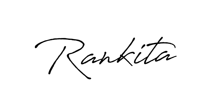 Similarly Antro_Vectra_Bolder is the best handwritten signature design. Signature creator online .You can use it as an online autograph creator for name Rankita. Rankita signature style 7 images and pictures png