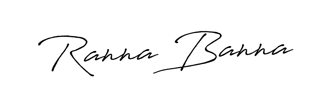 The best way (Antro_Vectra_Bolder) to make a short signature is to pick only two or three words in your name. The name Ranna Banna include a total of six letters. For converting this name. Ranna Banna signature style 7 images and pictures png